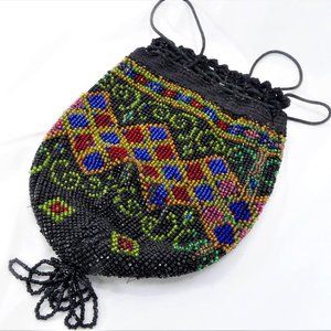 Vintage beaded evening bag hand bag